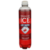 Sparkling Ice Wild Cherry Water Soarkling Zero Calorie Life Savers Water - 17 Fluid Ounce