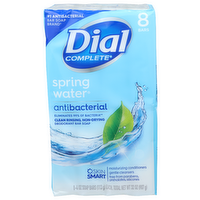 Dial Complete Spring Water Deodorant Bar Soap - 4 Ounce - 8 Count