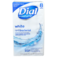 Dial Complete Antibacterial Deodorant Bar Soap - 4 Ounce - 8 Count