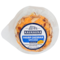 KAUKAUNA Cheese Sharp Cheddar Spreadable 12 Ball - 6 Ounce