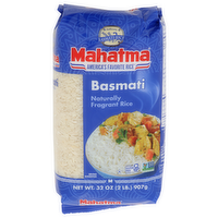 Mahatma Naturally Fragrant Rice Authentic Basmati - 32 Ounce