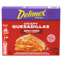 Delimex Chipotle Chicken Crispy Quesadillas, Box - 8 Ounce