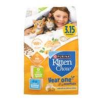 Purina Kitten Chow Cat Dry Food Chicken - 3.15 Pound