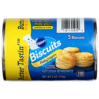 Pillsbury Flaky Layers Biscuits - 1.2 Ounce - 5 Count