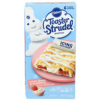 Pillsbury Toaster Strudel Pastries Cream Cheese & Strawberry - 1.95 Ounce - 6 Count