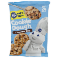 Pillsbury Chocolate Chip Cookie Dough - 0.667 Ounce - 24 Count