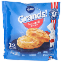 Pillsbury Buttermilk Biscuits Frozen Dough - 2.083 Ounce - 12 Count