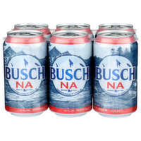 Busch Na Malt Beverage - 12 Fluid Ounce - 6 Count