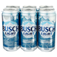 Busch Light Beer - 16 Fluid Ounce - 6 Count