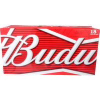 Budweiser Beer 18 Pk Cans - 12 Fluid Ounce - 18 Count