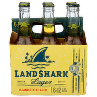Landshark Lager Island Style - 12 Fluid Ounce - 6 Count