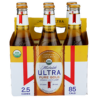 Michelob Ultra Pure Gold Organic Light Lager - 12 Fluid Ounce - 6 Count