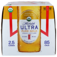 Michelob Ultra Pure Gold Superior Light Beer - 12 Fluid Ounce - 12 Count
