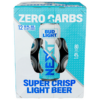 Bud Light Next Super Crisp Beer - 12 Fluid Ounce - 12 Count