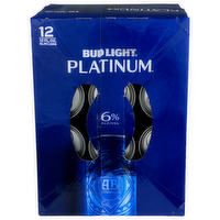 Bud Light Platinum Beer - 12 Fluid Ounce - 12 Count