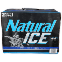 Natural Ice Beer - 12 Fluid Ounce - 30 Count