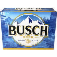 Busch Beer 12 Pk Cans - 12 Fluid Ounce - 12 Count