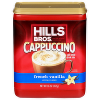 Hills Bros. French Vanilla Cappuccino Cafe Style Drink Mix - 16 Ounce