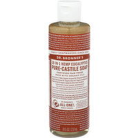 Dr. Bronner's Liquid Soap 18-In-1 Hemp Eucalyptus - 8 Fluid Ounce