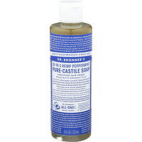 Dr. Bronner's Liquid Soap 18-In-1 Hemp Peppermint - 8 Fluid Ounce