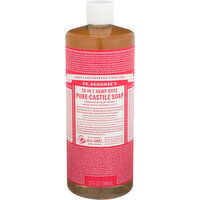 Dr. Bronner's Pure-Castile Soap 18-In-1 Hemp Rose - 32 Fluid Ounce