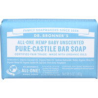 Dr. Bronner's Bar Soap All-One Hemp Baby Unscented - 5 Ounce