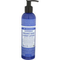 Dr. Bronner's Hand & Body Lotion Peppermint - 8 Fluid Ounce