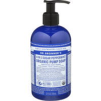 Dr. Bronner's Hand Soap Peppermint Sugar - 12 Fluid Ounce