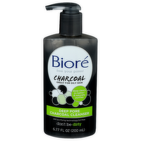 Bioré Charcoal Deep Pore Cleanser - 6.77 Fluid Ounce