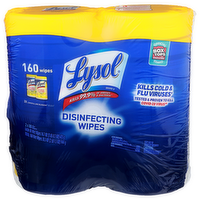 Lysol Lemon & Lime Blossom Scent Brand II Disinfecting Wipes - 16.65 Ounce - 2 Count
