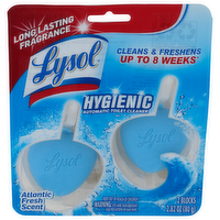 Lysol Atlantic Fresh Scent Hygienic Automatic Toilet Cleaner - 1.41 Ounce - 2 Count