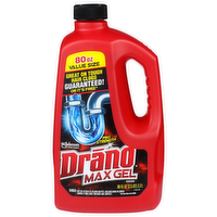 Drano Clog Remover Max Gel - 80 Fluid Ounce