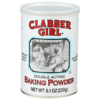 Clabber Girl Double Acting Baking Powder - 8.1 Ounce
