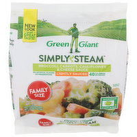 Green Giant Broccoli, Carrots, Cauliflower & Cheese Sauce, Lightly Sauced, Family Size