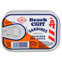 Beach Cliff Louisiana Hot Sauce Sardines - 3.75 Ounce