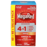 Megared Fish Oil Supplement - 80 Count
