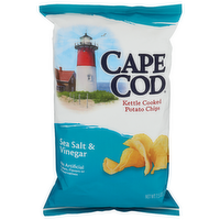 Cape Cod Sea Salt & Vinegar Kettle Cooked Potato Chips - 7.5 Ounce