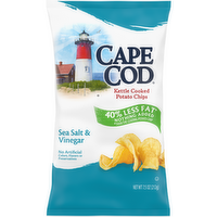 Cape Cod Less Fat Salt & Vinegar Chips - 7.5 Ounce