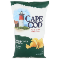 Cape Cod Sweet & Spicy Jalapeno Kettle Cooked Potato Chips - 7.5 Ounce