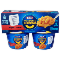 Kraft Triple Cheese Macaroni & Dinner - 2.05 Ounce - 4 Count