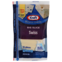 Kraft Cheese Swiss Big Slice - 0.8 Ounce - 10 Count