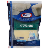 Kraft Natural Cheese Provolone - 0.667 Ounce - 12 Count