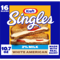 Kraft Reduced Fat Pasteurized Prepared Cheese Product White American - 10.7 Ounce