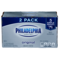 Philadelphia Cream Cheese Original - 8 Ounce - 2 Count