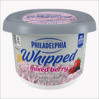 Philadelphia Mixed Berry Whipped Cream Cheese Spread, Tub - 7.5 Ounce