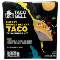 Taco Bell Cheesy Double Decker Dinner Kit - 13.86 Ounce