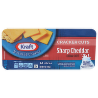 Kraft Cheddar Cheese Sharp - 0.292 Ounce - 24 Count