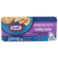 Kraft Marbled Colby & High Moisture Monterey Jack Cheese Cracker Cuts - 0.292 Ounce - 24 Count