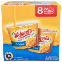 Velveeta Shells & Cheese Original Microwaveable Single Serve Cup - 2.388 Ounce - 8 Count