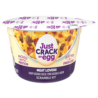 Just Crack An Egg Meat Lovers Scramble Kit, Cup - 2.25 Ounce
